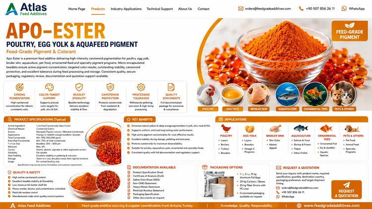 Apo-Ester feed additive visual