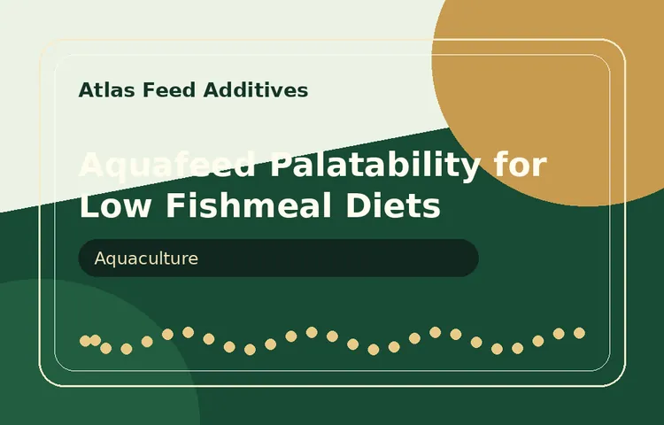 Aquafeed Palatability for Low Fishmeal Diets visual