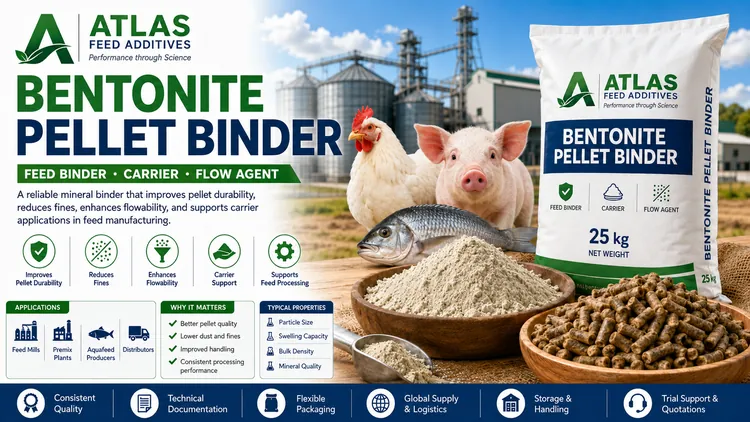 Bentonite Pellet Binder feed additive visual