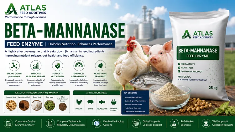 Beta-Mannanase feed additive visual