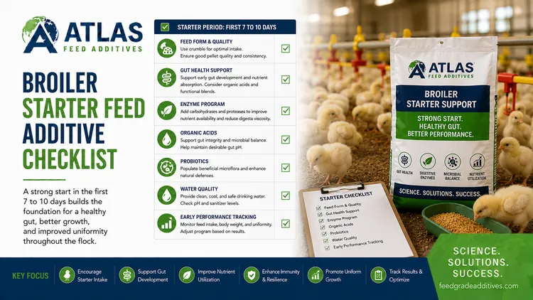 Broiler Starter Feed Additive Checklist visual