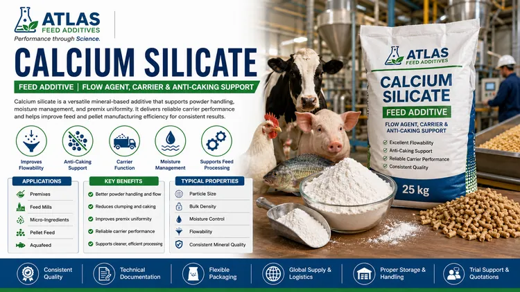 Calcium Silicate feed additive visual