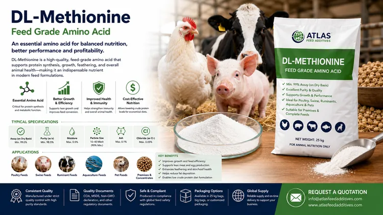 DL-Methionine feed additive visual