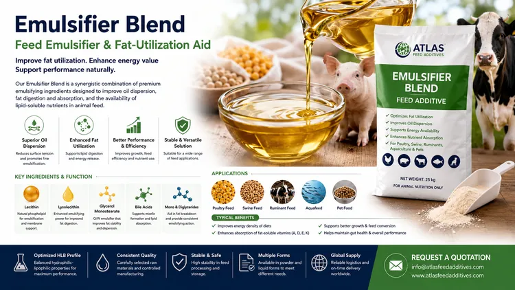 Emulsifier Blend feed additive visual