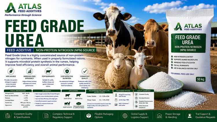 Feed Grade Urea feed additive visual