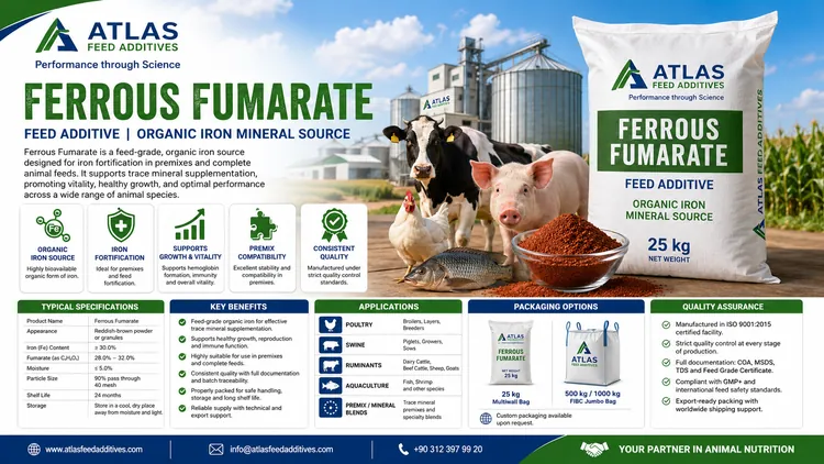 Ferrous Fumarate feed additive visual