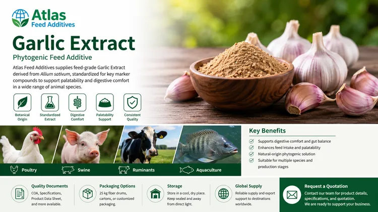 Garlic Extract feed additive visual