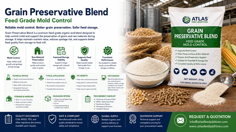 Grain Preservative Blend feed additive visual