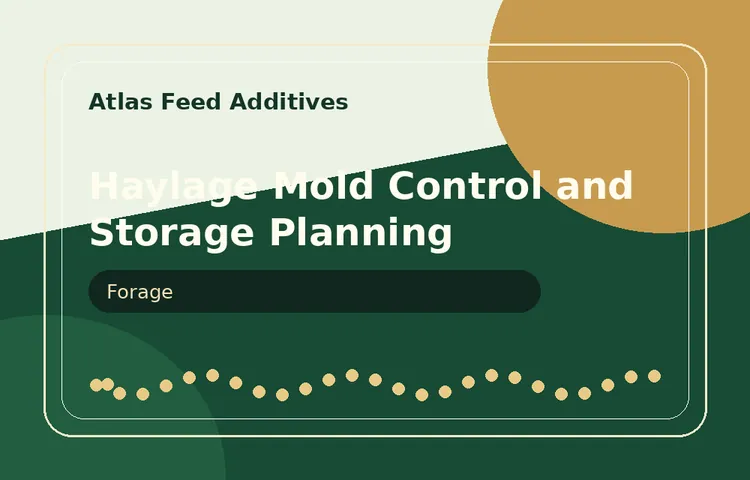 Haylage Mold Control and Storage Planning visual