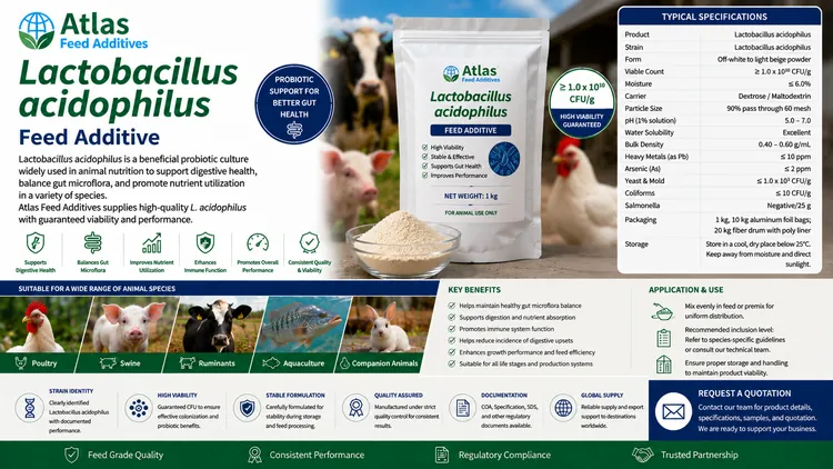 Lactobacillus acidophilus feed additive visual