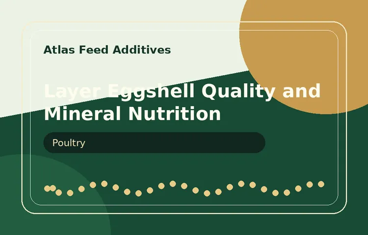 Layer Eggshell Quality and Mineral Nutrition visual