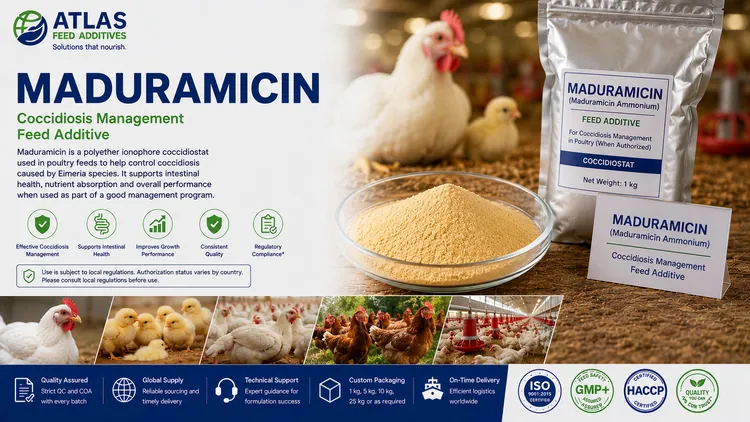 Maduramicin feed additive visual
