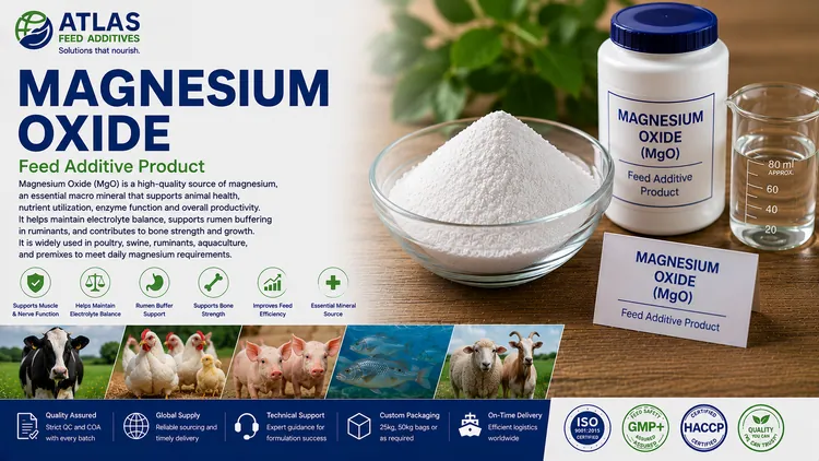 Magnesium Oxide feed additive visual