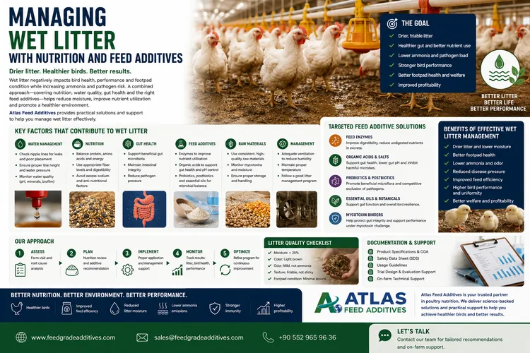 Managing Wet Litter with Nutrition and Feed Additives visual