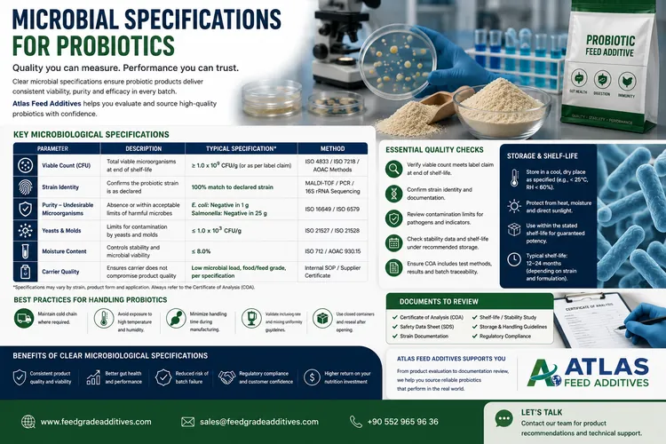 Microbial Specifications for Probiotics visual