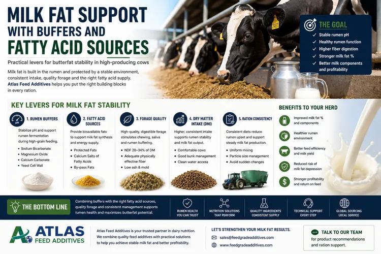 Milk Fat Support with Buffers and Fatty Acid Sources visual