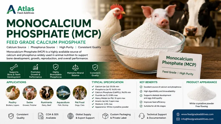 Monocalcium Phosphate feed additive visual