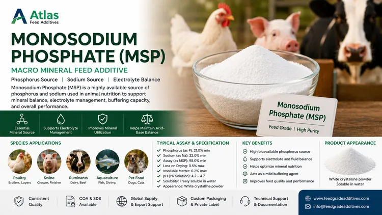 Monosodium Phosphate feed additive visual