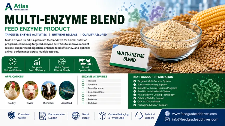 Multi-Enzyme Blend feed additive visual