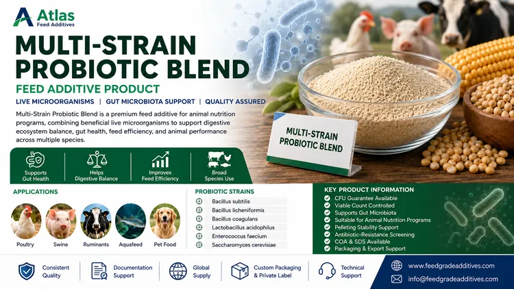 Multi-Strain Probiotic Blend feed additive visual