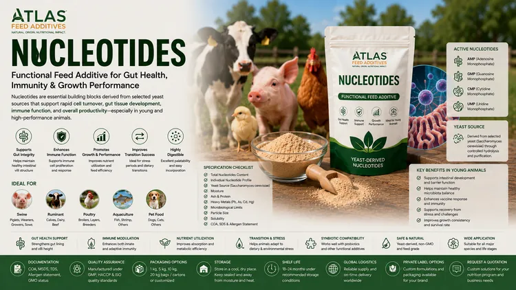 Nucleotides feed additive visual