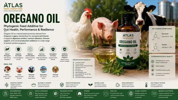 Oregano Oil feed additive visual