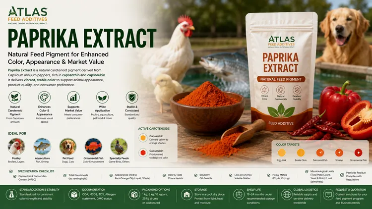 Paprika Extract feed additive visual