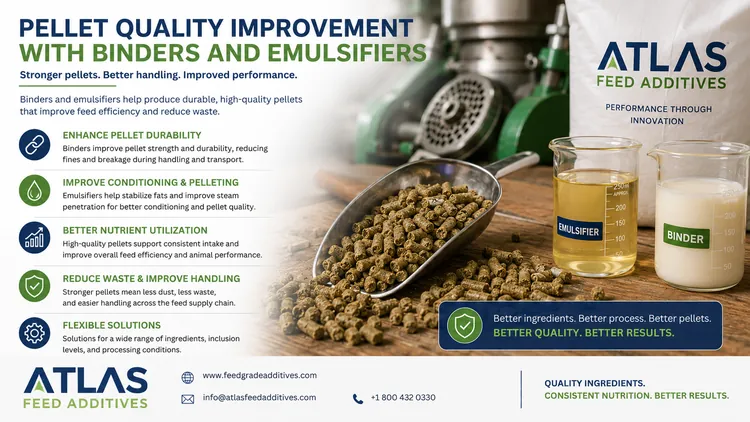 Pellet Quality Improvement with Binders and Emulsifiers visual