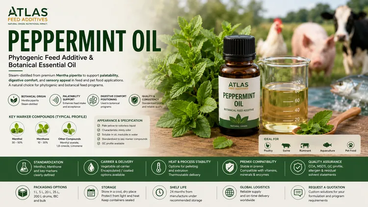 Peppermint Oil feed additive visual