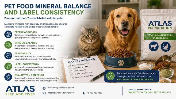 Pet Food Mineral Balance and Label Consistency visual