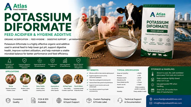 Potassium Diformate feed additive visual