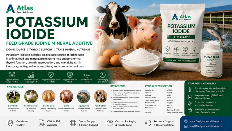 Potassium Iodide feed additive visual