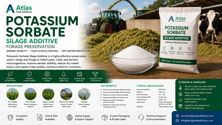 Potassium Sorbate Silage Additive feed additive visual