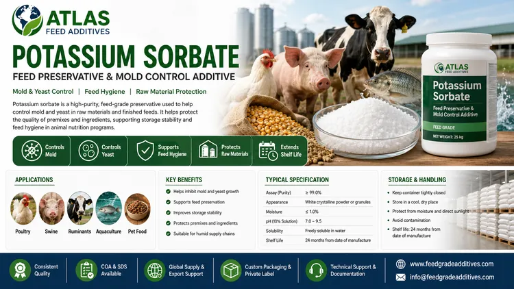 Potassium Sorbate feed additive visual