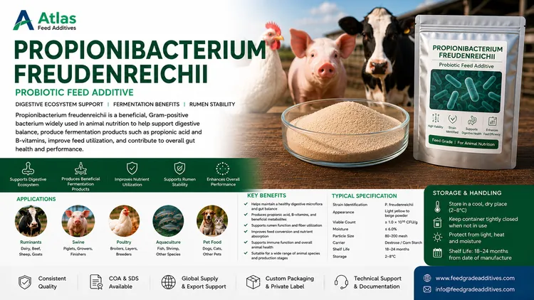 Propionibacterium freudenreichii feed additive visual