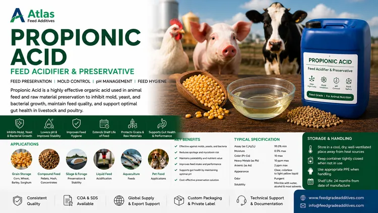 Propionic Acid feed additive visual