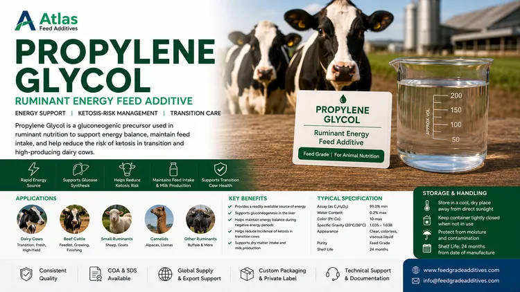 Propylene Glycol feed additive visual