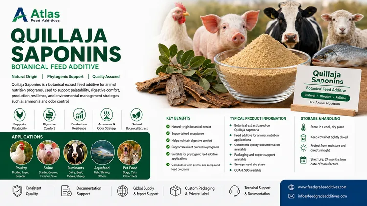 Quillaja Saponins feed additive visual