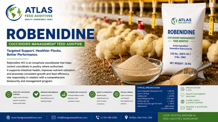 Robenidine feed additive visual