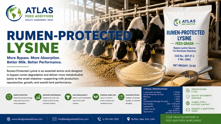 Rumen-Protected Lysine feed additive visual