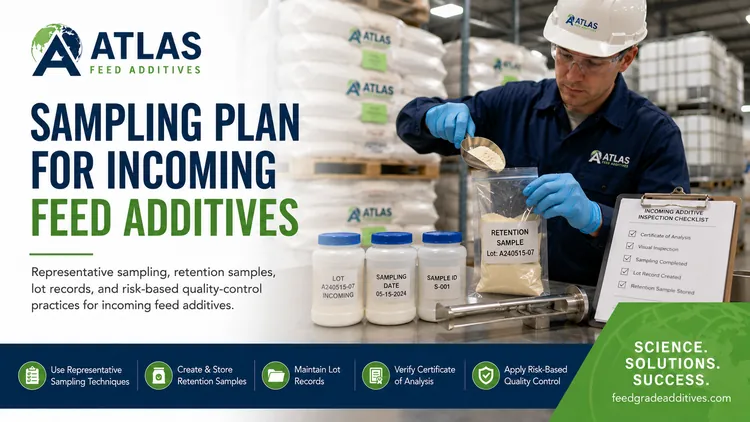 Sampling Plan for Incoming Feed Additives visual