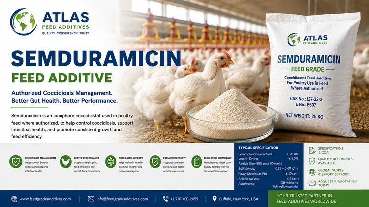 Semduramicin feed additive visual