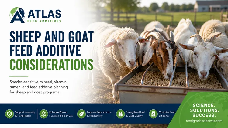 Sheep and Goat Feed Additive Considerations visual
