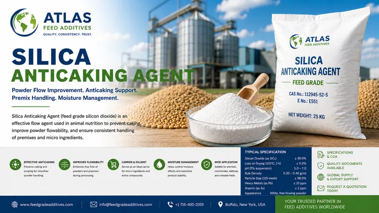 Silica Anticaking Agent feed additive visual