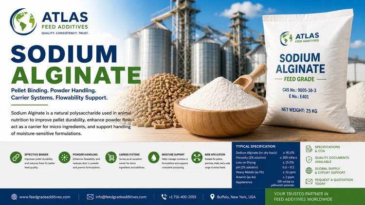 Sodium Alginate feed additive visual
