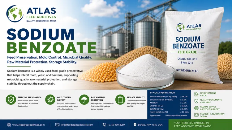 Sodium Benzoate feed additive visual