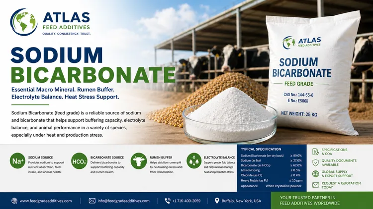 Sodium Bicarbonate feed additive visual