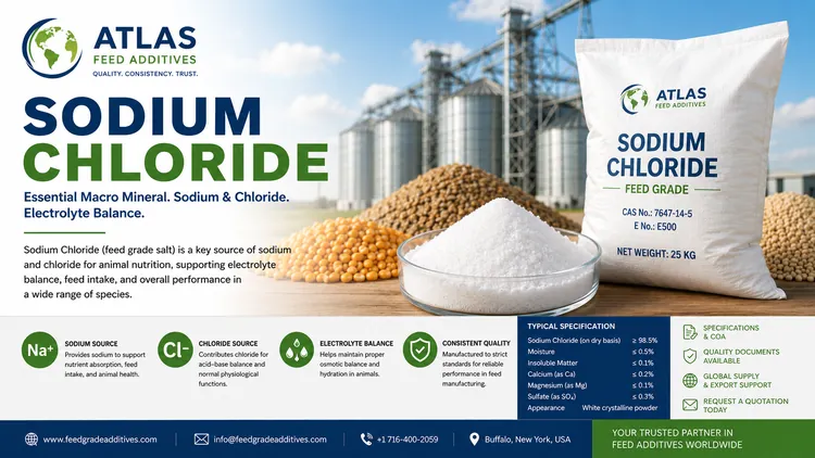 Sodium Chloride feed additive visual