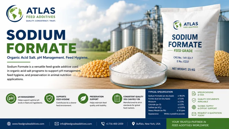 Sodium Formate feed additive visual
