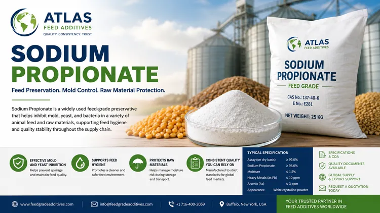 Sodium Propionate feed additive visual